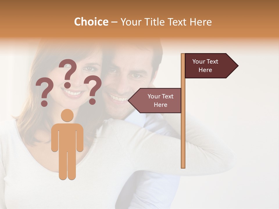 S Handsome Tenderness PowerPoint Template