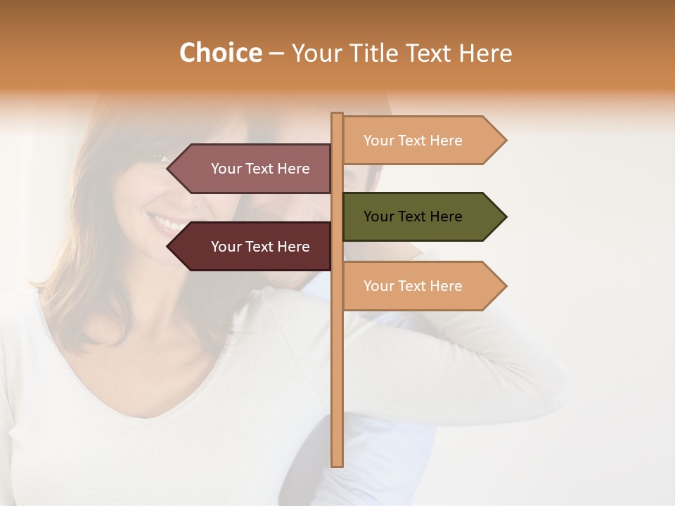 S Handsome Tenderness PowerPoint Template