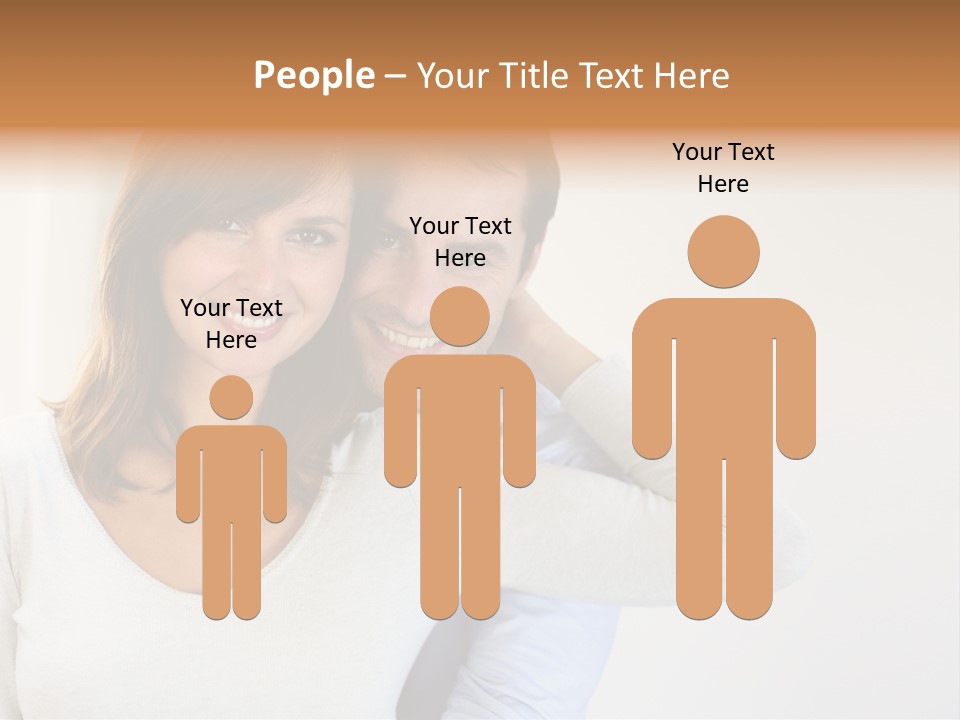 S Handsome Tenderness PowerPoint Template