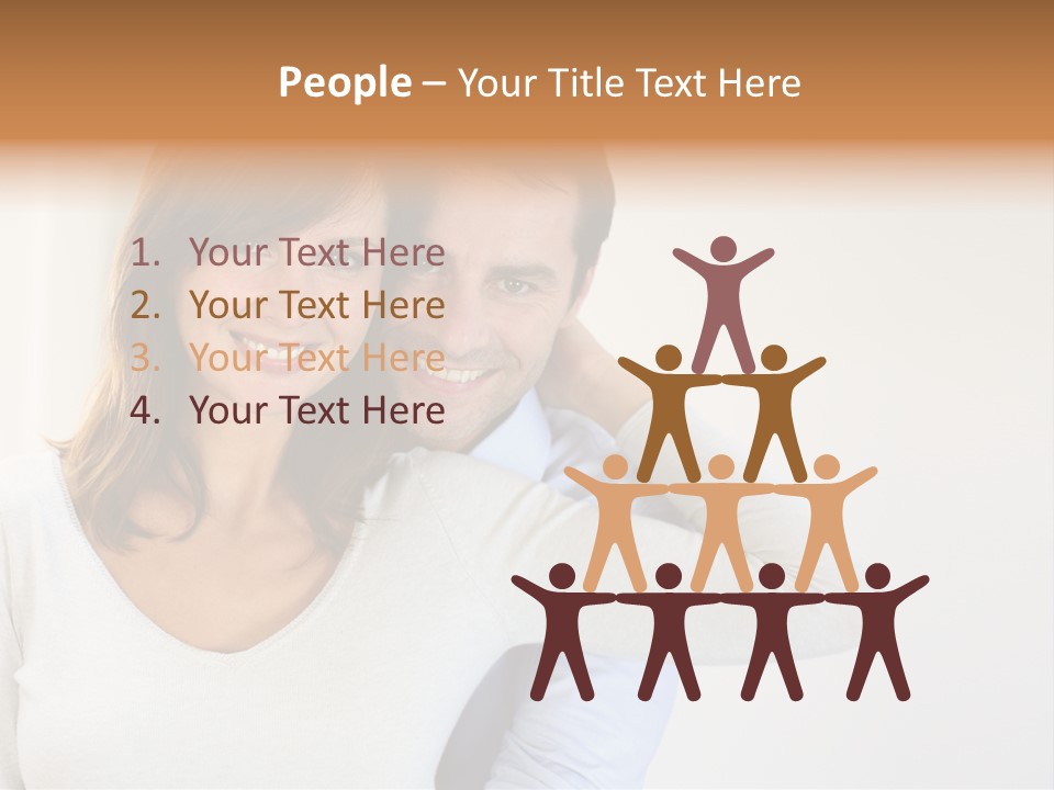S Handsome Tenderness PowerPoint Template