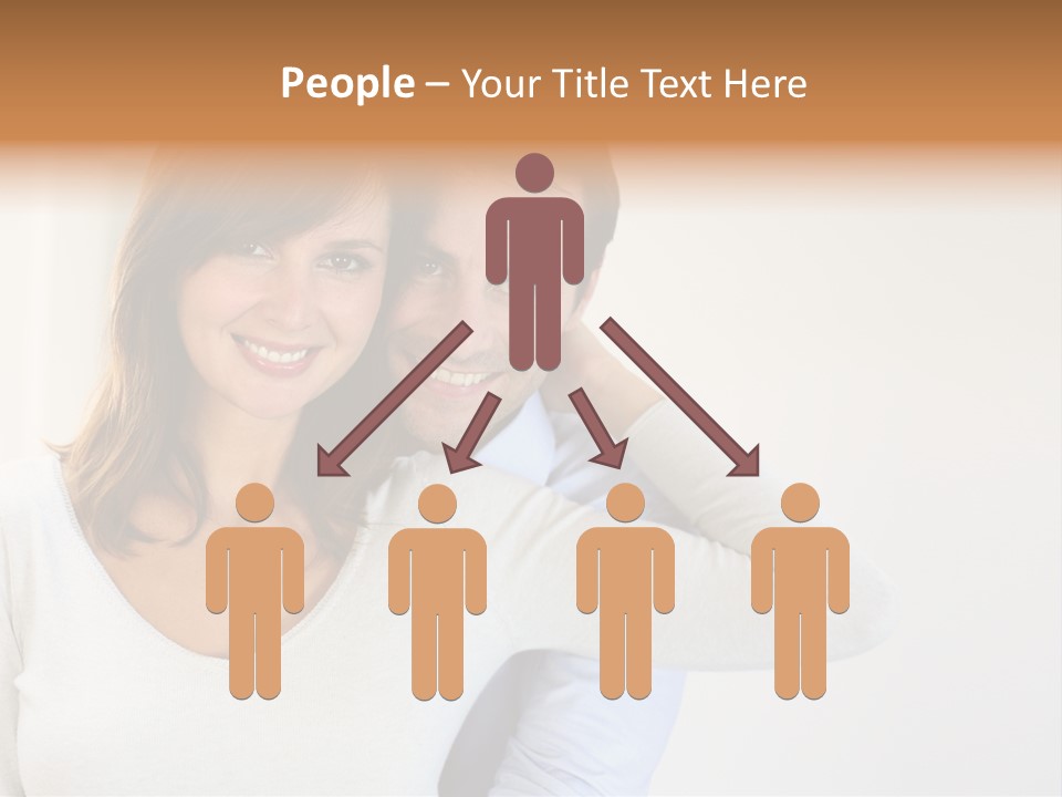 S Handsome Tenderness PowerPoint Template