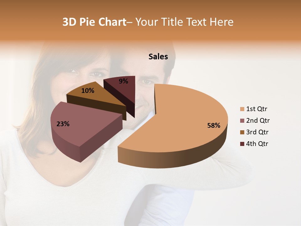 S Handsome Tenderness PowerPoint Template