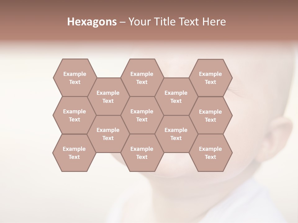 Portrait Funny Baby PowerPoint Template