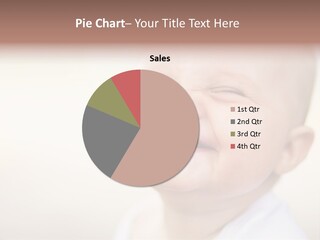 Portrait Funny Baby PowerPoint Template