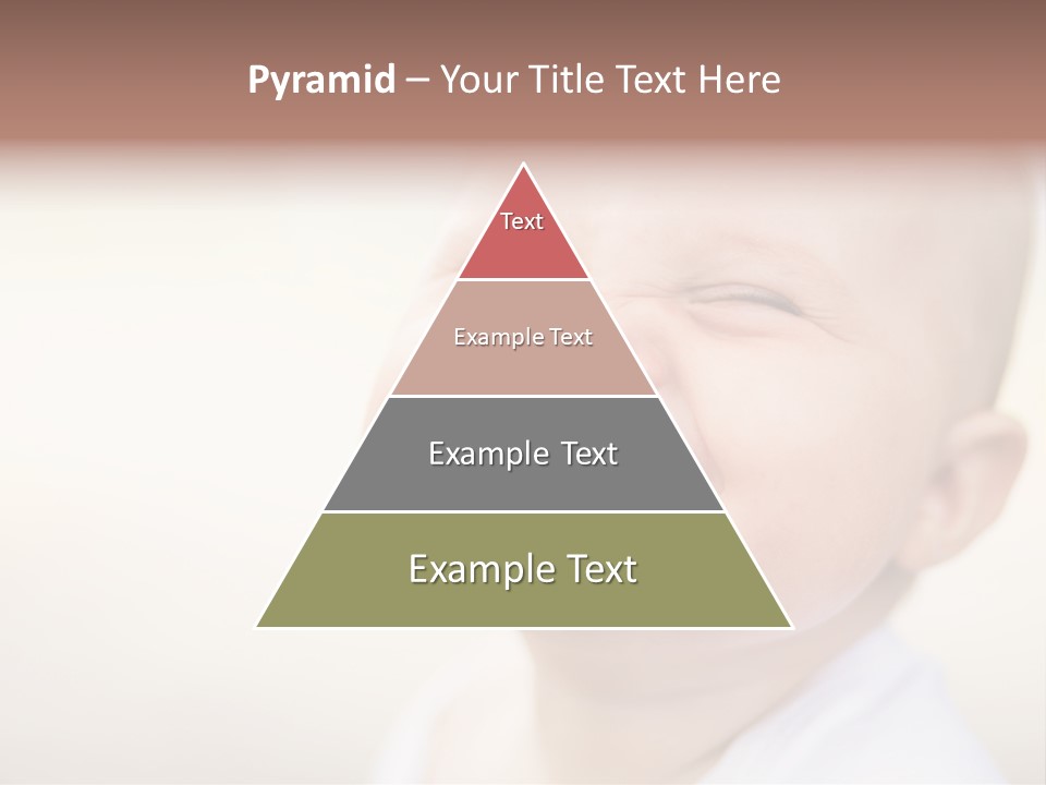 Portrait Funny Baby PowerPoint Template