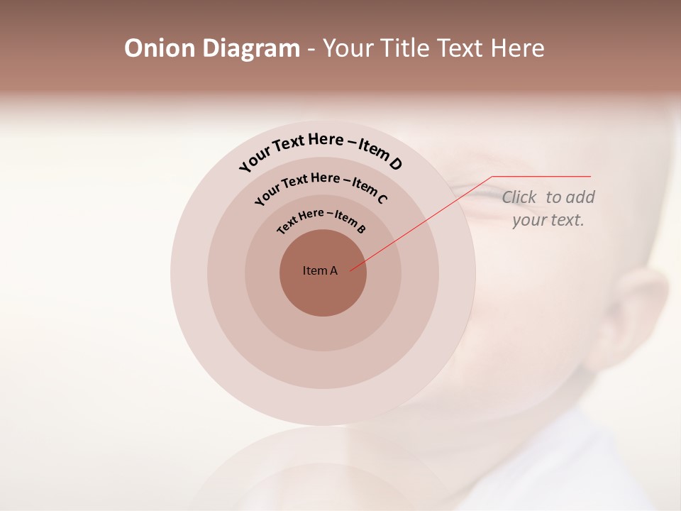 Portrait Funny Baby PowerPoint Template