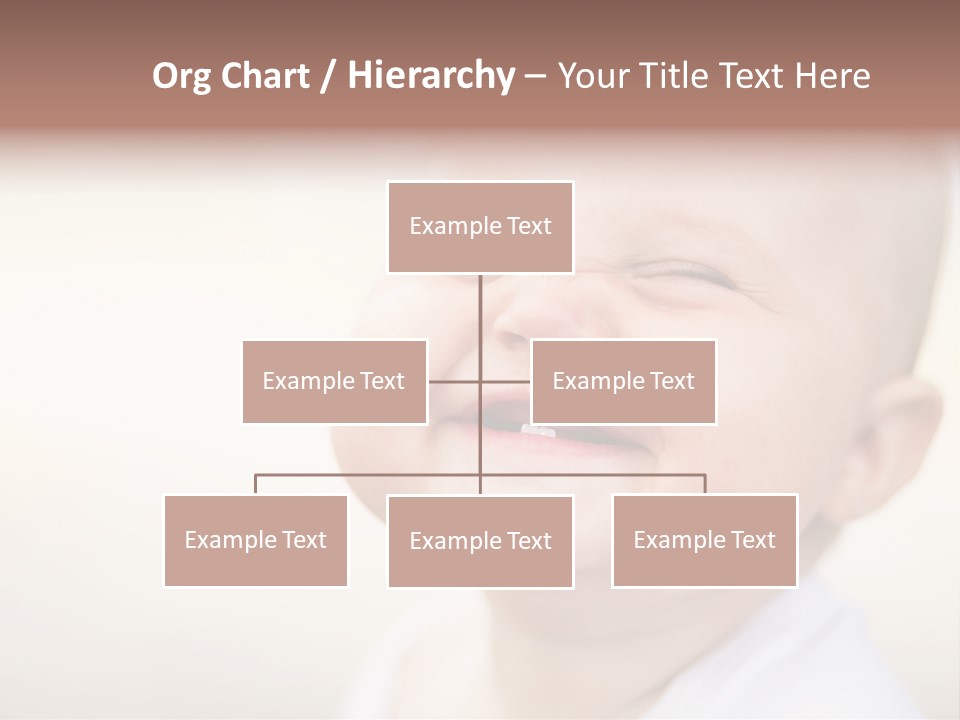 Portrait Funny Baby PowerPoint Template