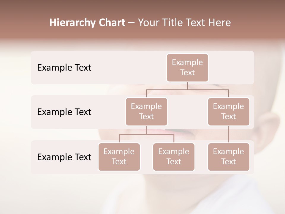 Portrait Funny Baby PowerPoint Template