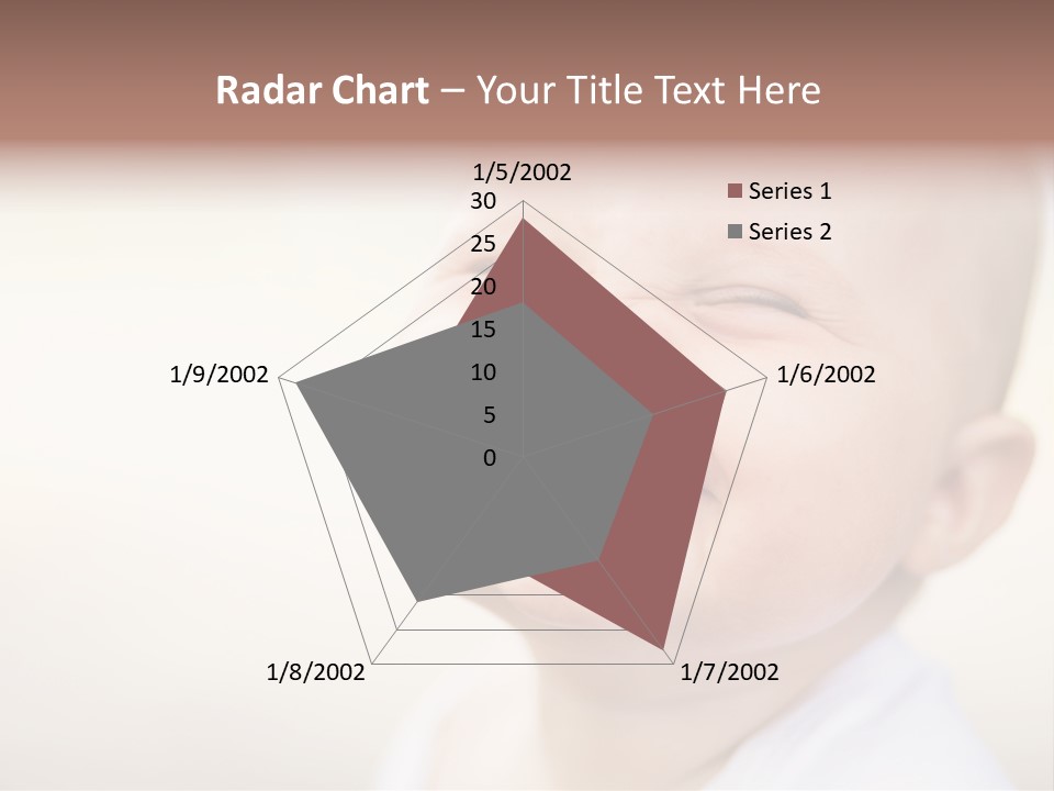 Portrait Funny Baby PowerPoint Template