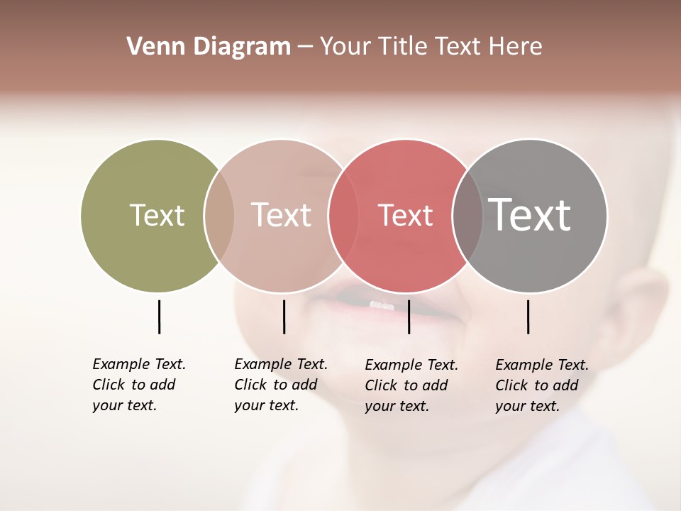 Portrait Funny Baby PowerPoint Template