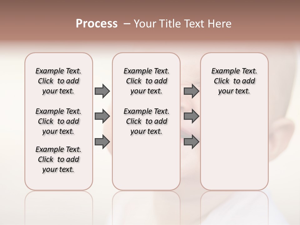 Portrait Funny Baby PowerPoint Template