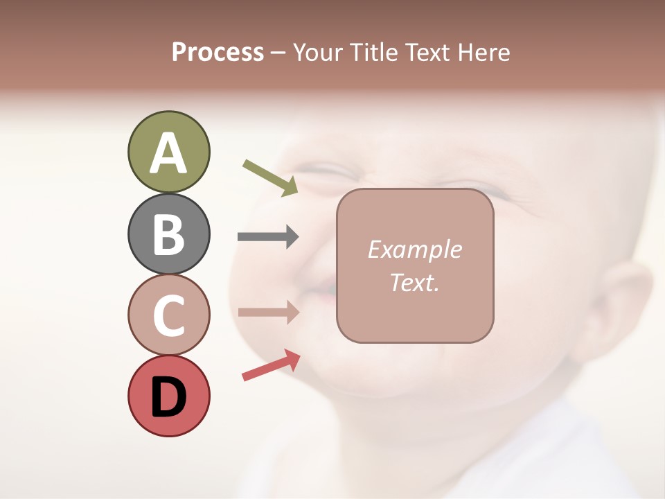 Portrait Funny Baby PowerPoint Template