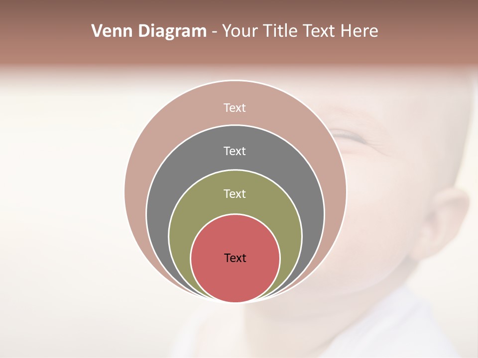 Portrait Funny Baby PowerPoint Template