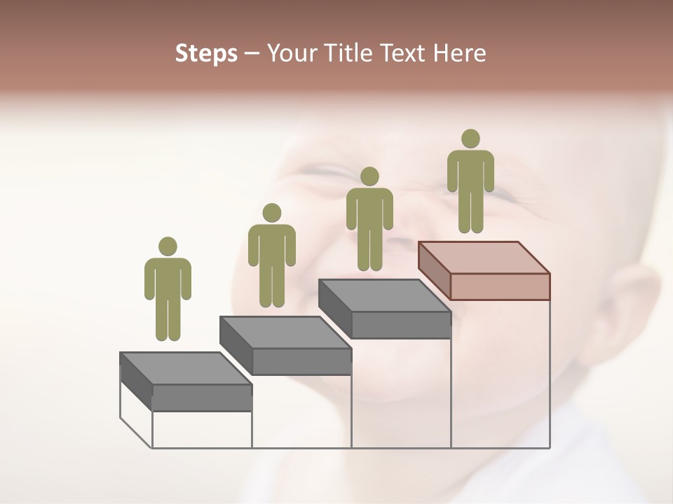 Portrait Funny Baby PowerPoint Template