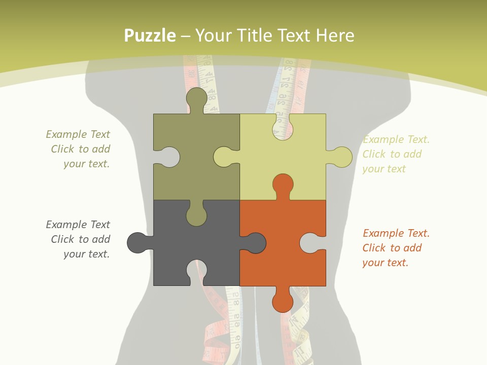 Torso Tape Seam PowerPoint Template