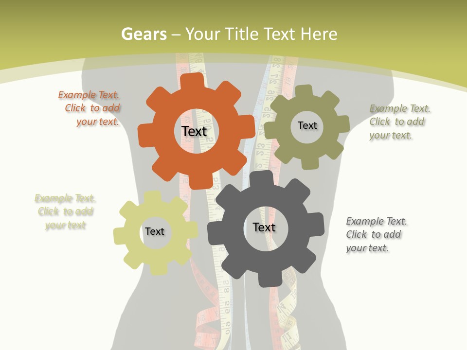 Torso Tape Seam PowerPoint Template