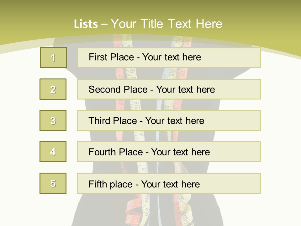 Torso Tape Seam PowerPoint Template