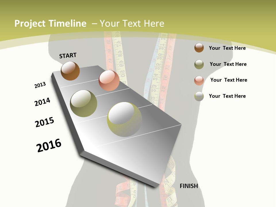 Torso Tape Seam PowerPoint Template
