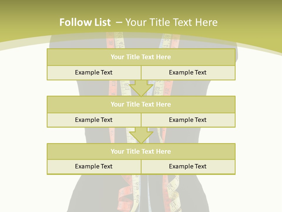 Torso Tape Seam PowerPoint Template