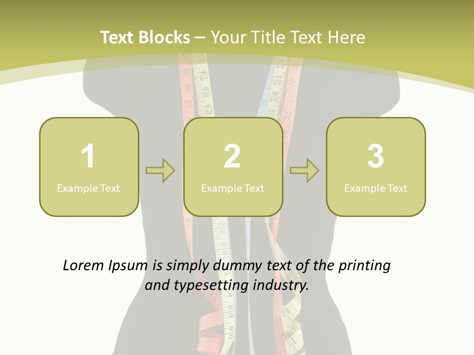 Torso Tape Seam PowerPoint Template