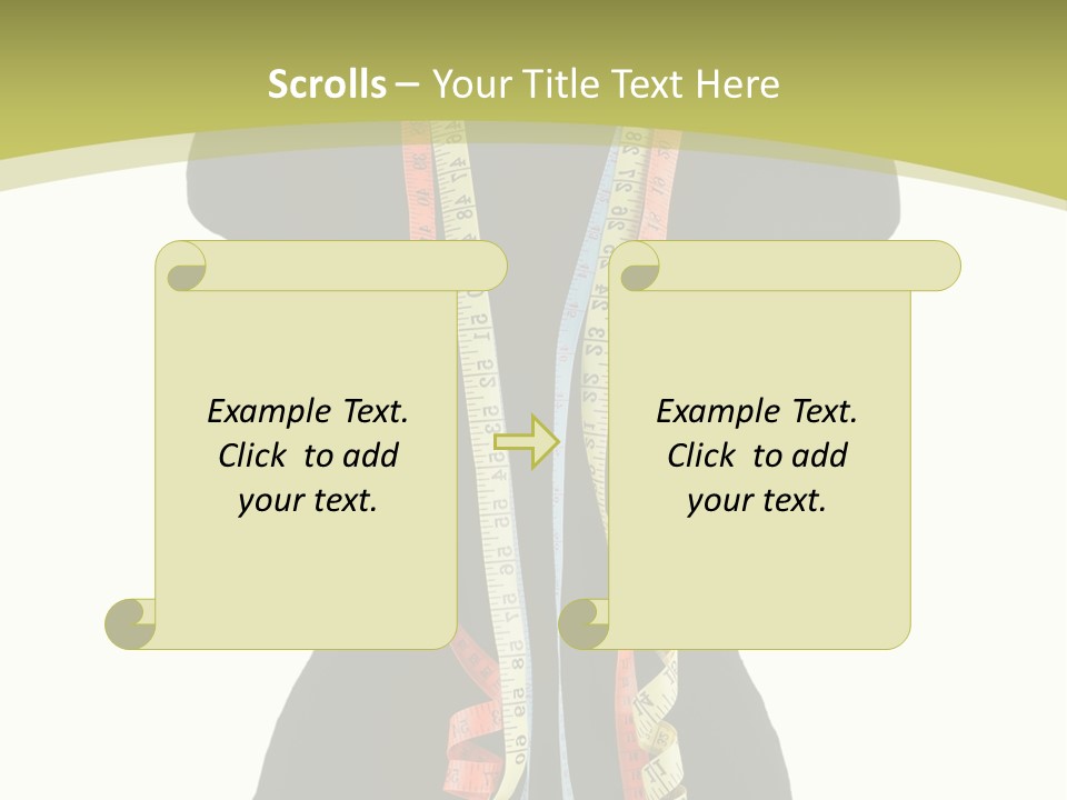 Torso Tape Seam PowerPoint Template