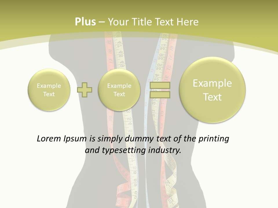 Torso Tape Seam PowerPoint Template