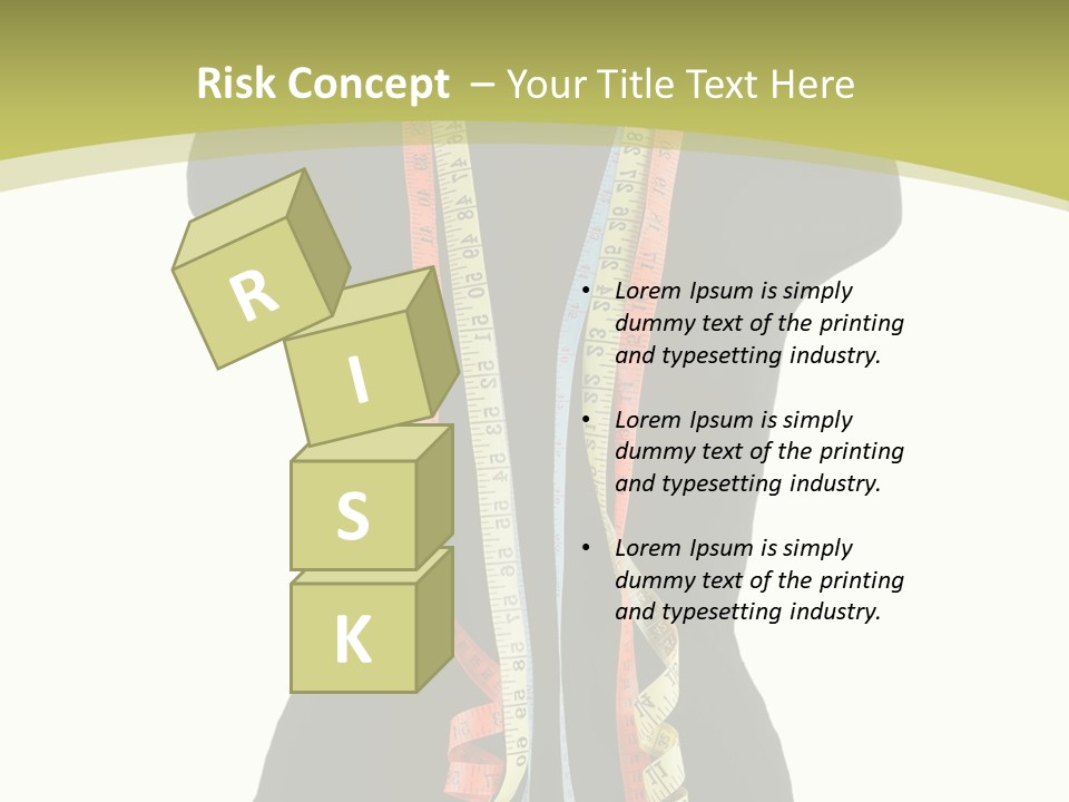 Torso Tape Seam PowerPoint Template