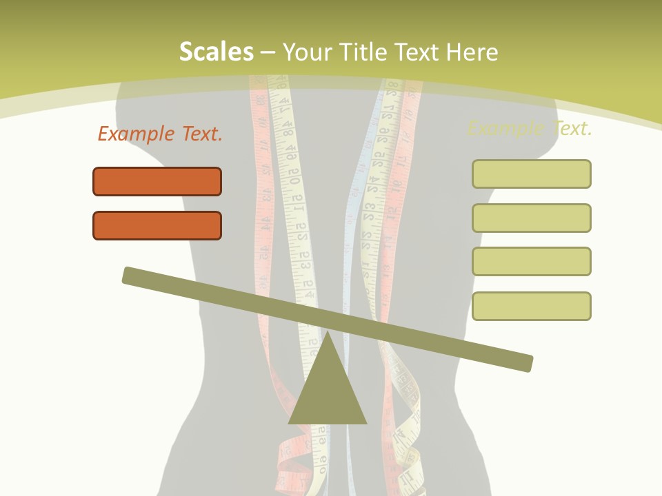 Torso Tape Seam PowerPoint Template