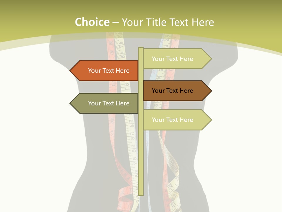 Torso Tape Seam PowerPoint Template