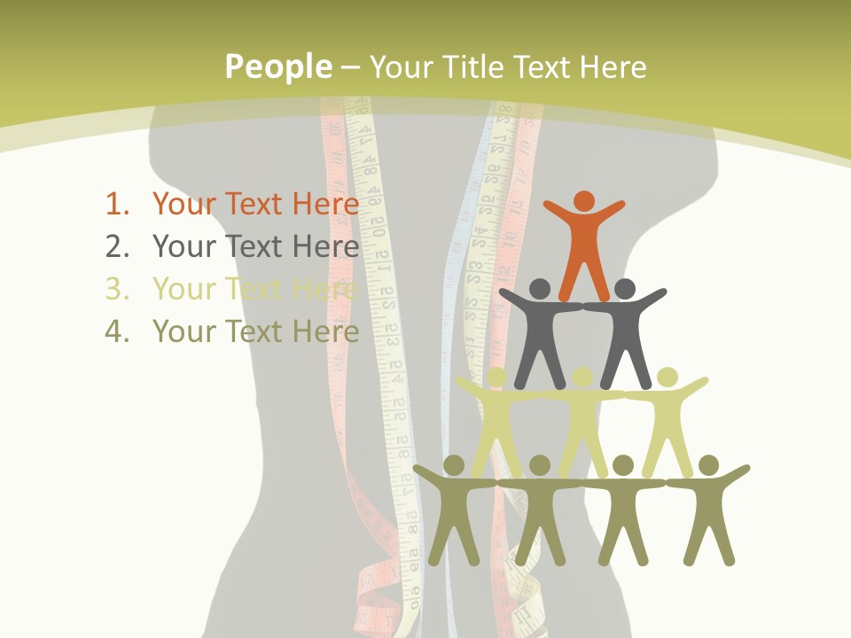 Torso Tape Seam PowerPoint Template