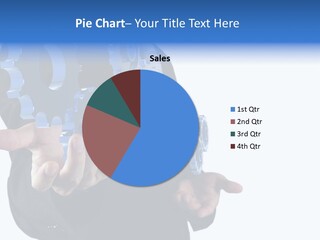 Blue Partner Teamwork PowerPoint Template