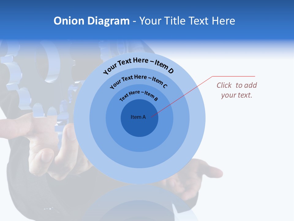 Blue Partner Teamwork PowerPoint Template