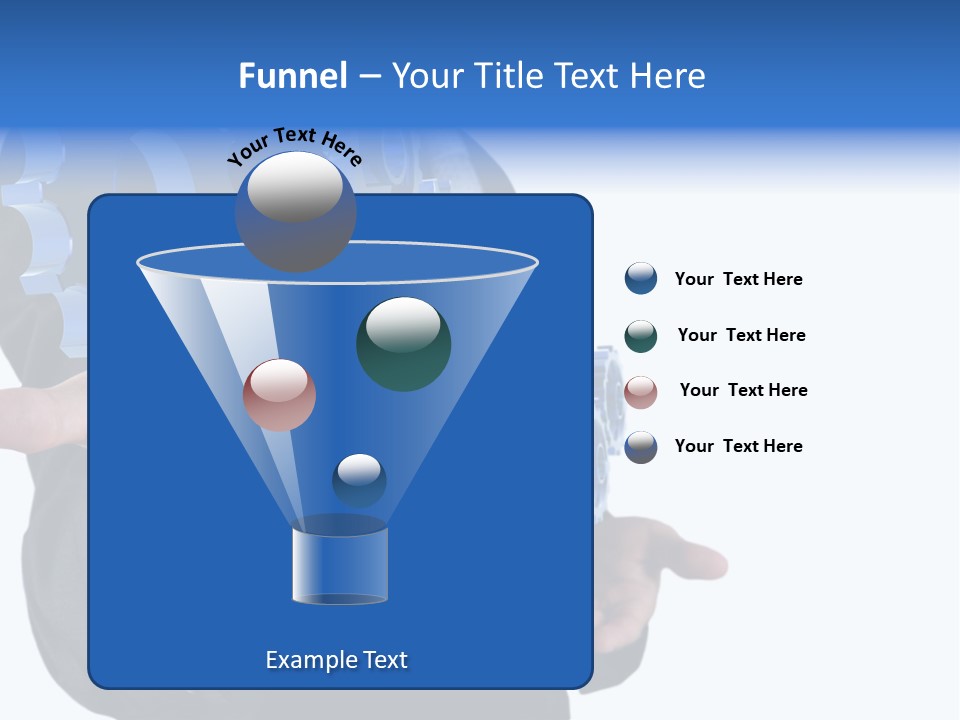 Blue Partner Teamwork PowerPoint Template