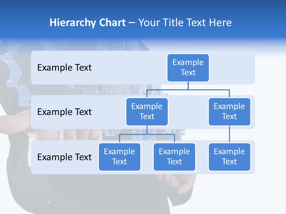 Blue Partner Teamwork PowerPoint Template