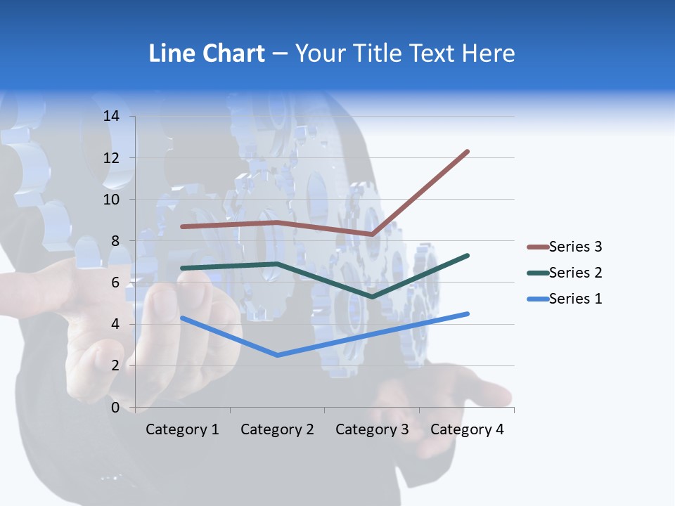 Blue Partner Teamwork PowerPoint Template