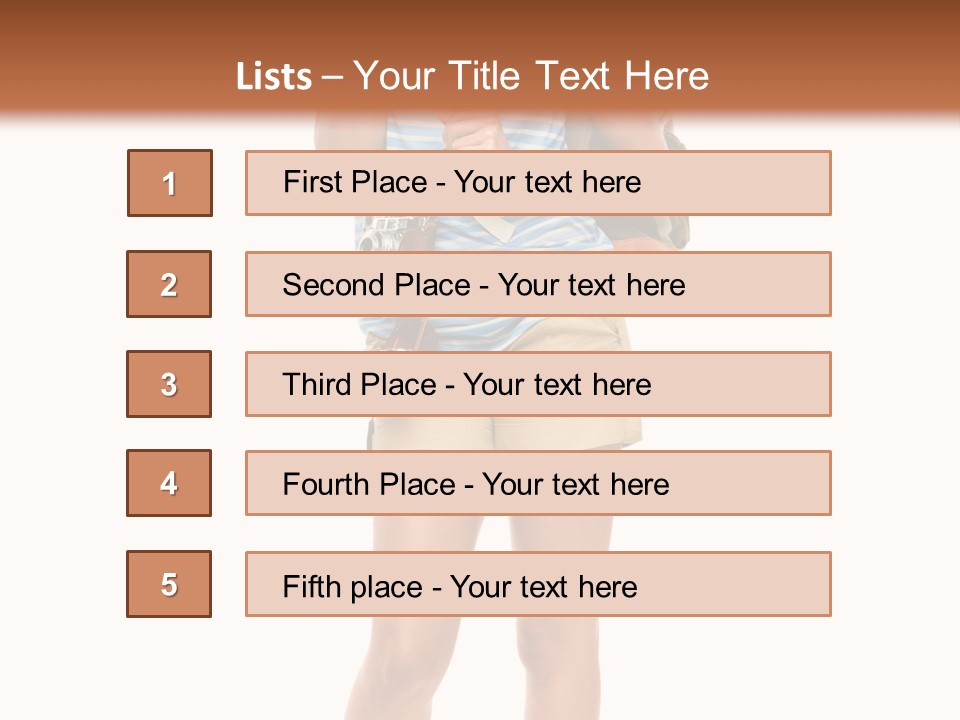Immigration Portrait Travel PowerPoint Template
