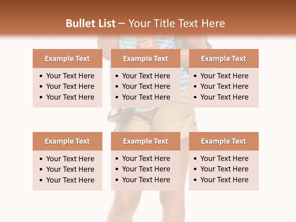 Immigration Portrait Travel PowerPoint Template