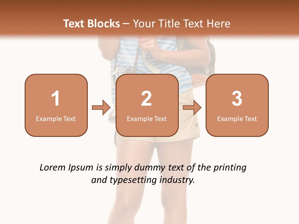 Immigration Portrait Travel PowerPoint Template