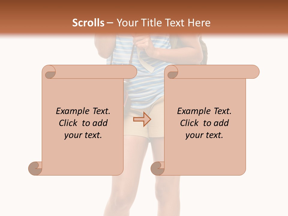 Immigration Portrait Travel PowerPoint Template