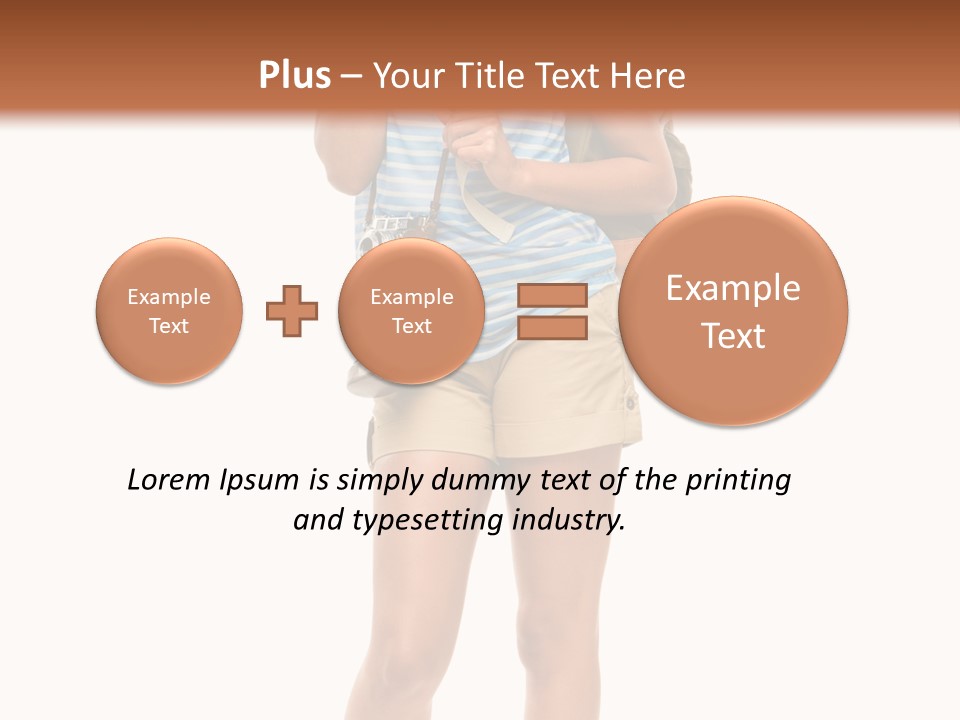 Immigration Portrait Travel PowerPoint Template