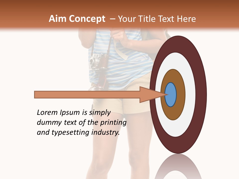 Immigration Portrait Travel PowerPoint Template