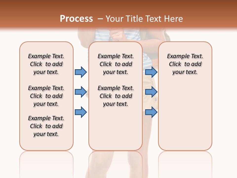 Immigration Portrait Travel PowerPoint Template
