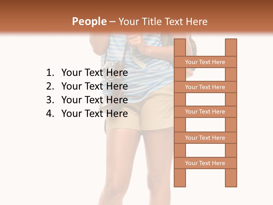 Immigration Portrait Travel PowerPoint Template