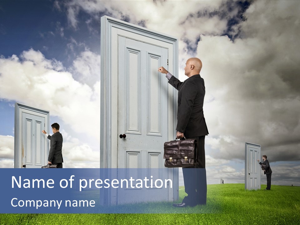 Briefcase Professional Sell PowerPoint Template