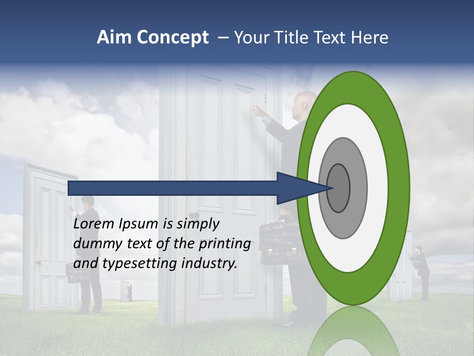 Briefcase Professional Sell PowerPoint Template