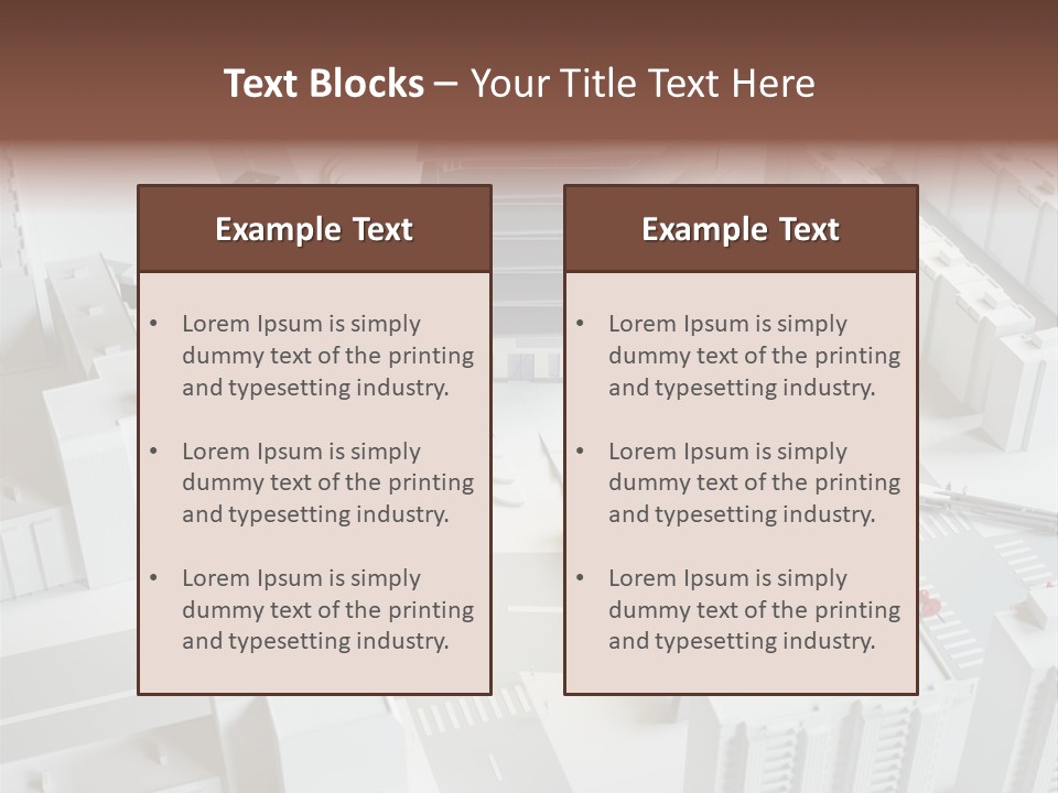 Bridge City Business PowerPoint Template