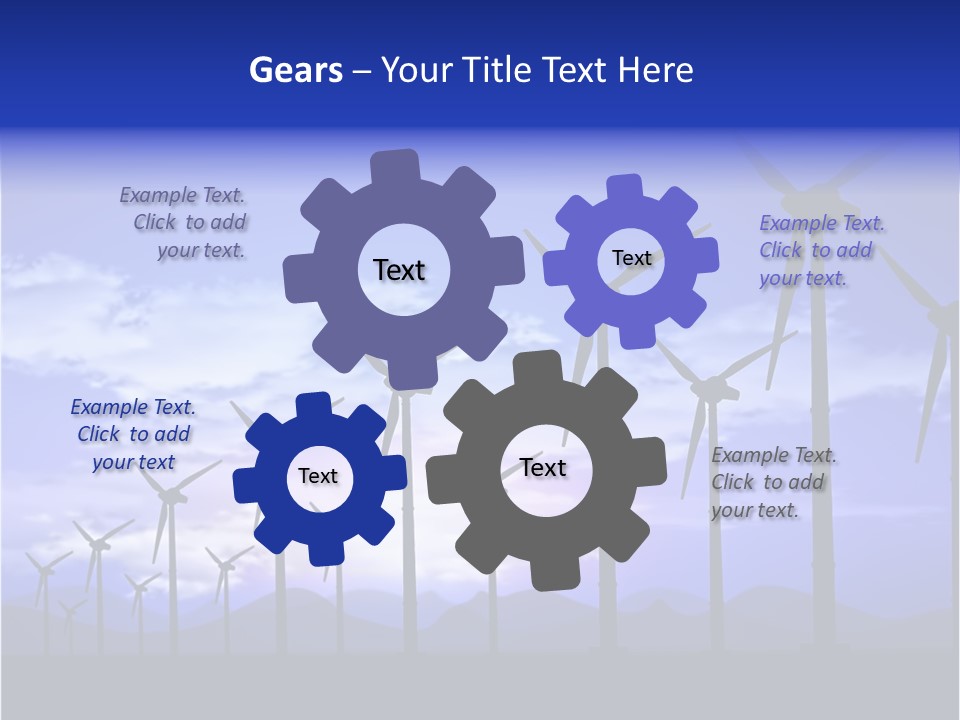 Environmental Sustainable Electric PowerPoint Template