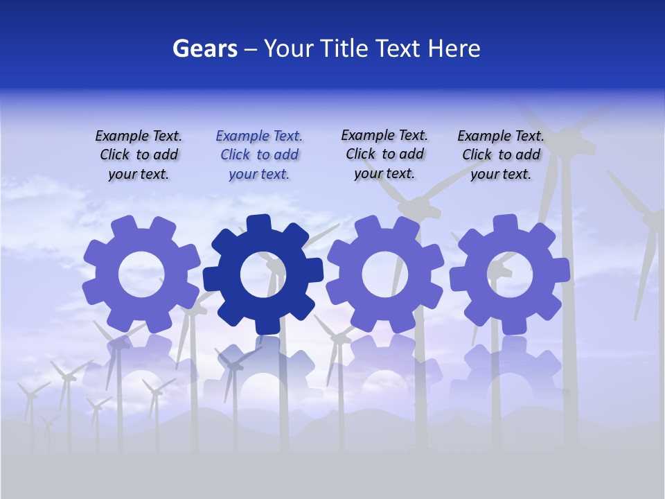Environmental Sustainable Electric PowerPoint Template