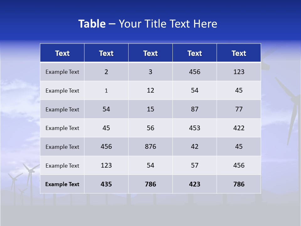 Environmental Sustainable Electric PowerPoint Template