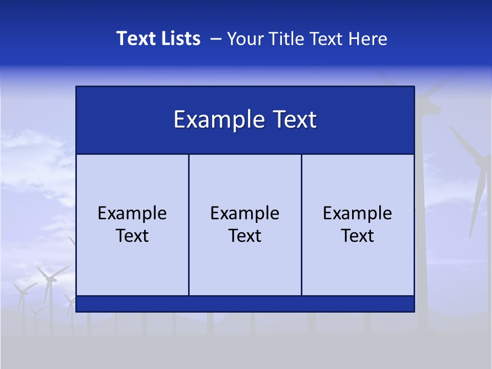 Environmental Sustainable Electric PowerPoint Template